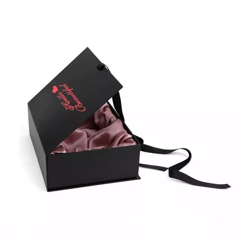 맞춤형 접는 선물 상자 인적 머리카락 연장 비그 액세서리용 자석 포장 상자