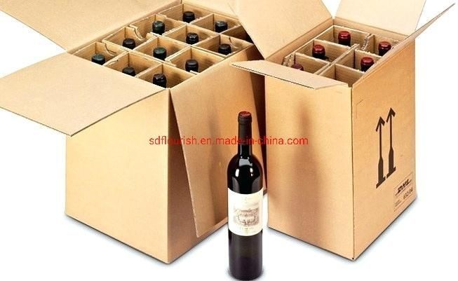 3 플라이 B 플루트 평면 포장 카드 박스 접기 흰색 카드 박스 와인 맥주 우유 음료