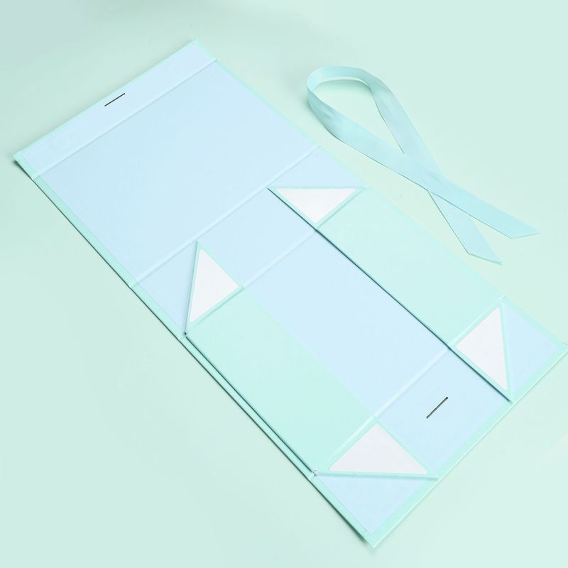 메이크업 화장품 셔츠 신발 포장 접이식 로고 저장용용 리본 및 로고 인쇄