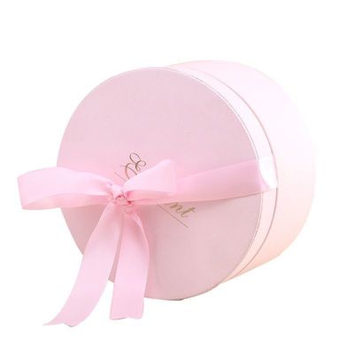 크리스마스 장식 재활용 된 종이 캔 포장 선물 상자 둥근 고지 상자